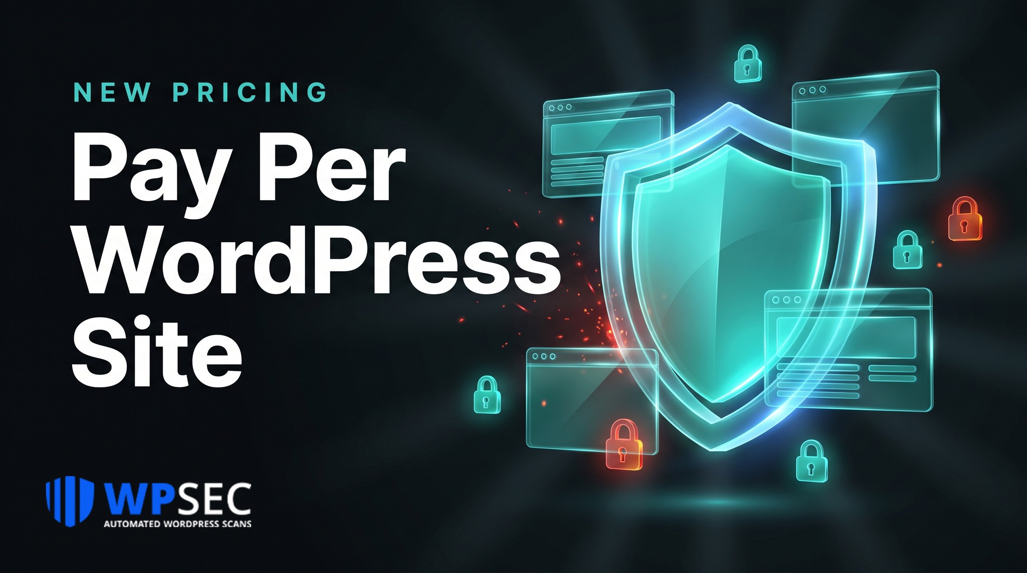 New WPSec Pricing: Pay Per WordPress Website, Not Per Plan